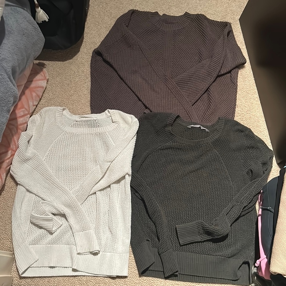 Bundle of all three sweaters!!